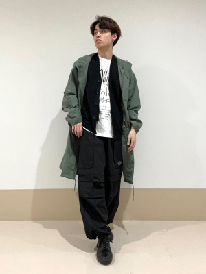 GU - ジーユー シアーコンビネーションニットカーディガン