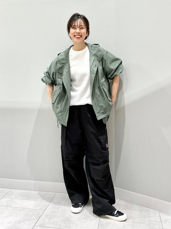 2WAYオーバーサイズモッズコート UNDERCOVER、ドライワッフルT(5分袖