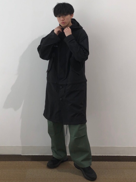 2WAYオーバーサイズモッズコート UNDERCOVER（メンズ）の着用