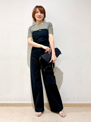 GU公式 | ベアトップサロペットパンツ