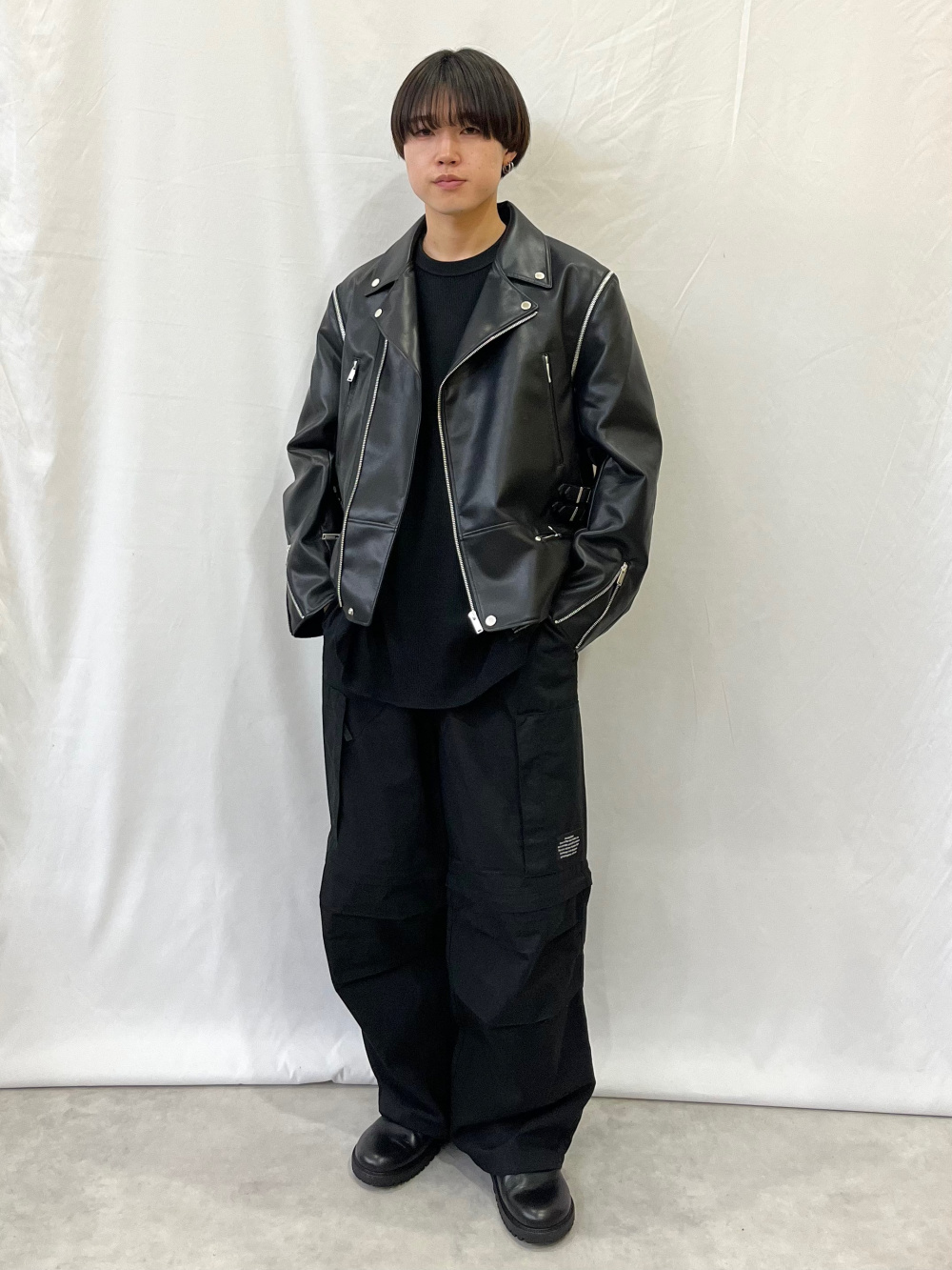 2WAYオーバーサイズモッズコート UNDERCOVER、グラフィックT(5分袖  