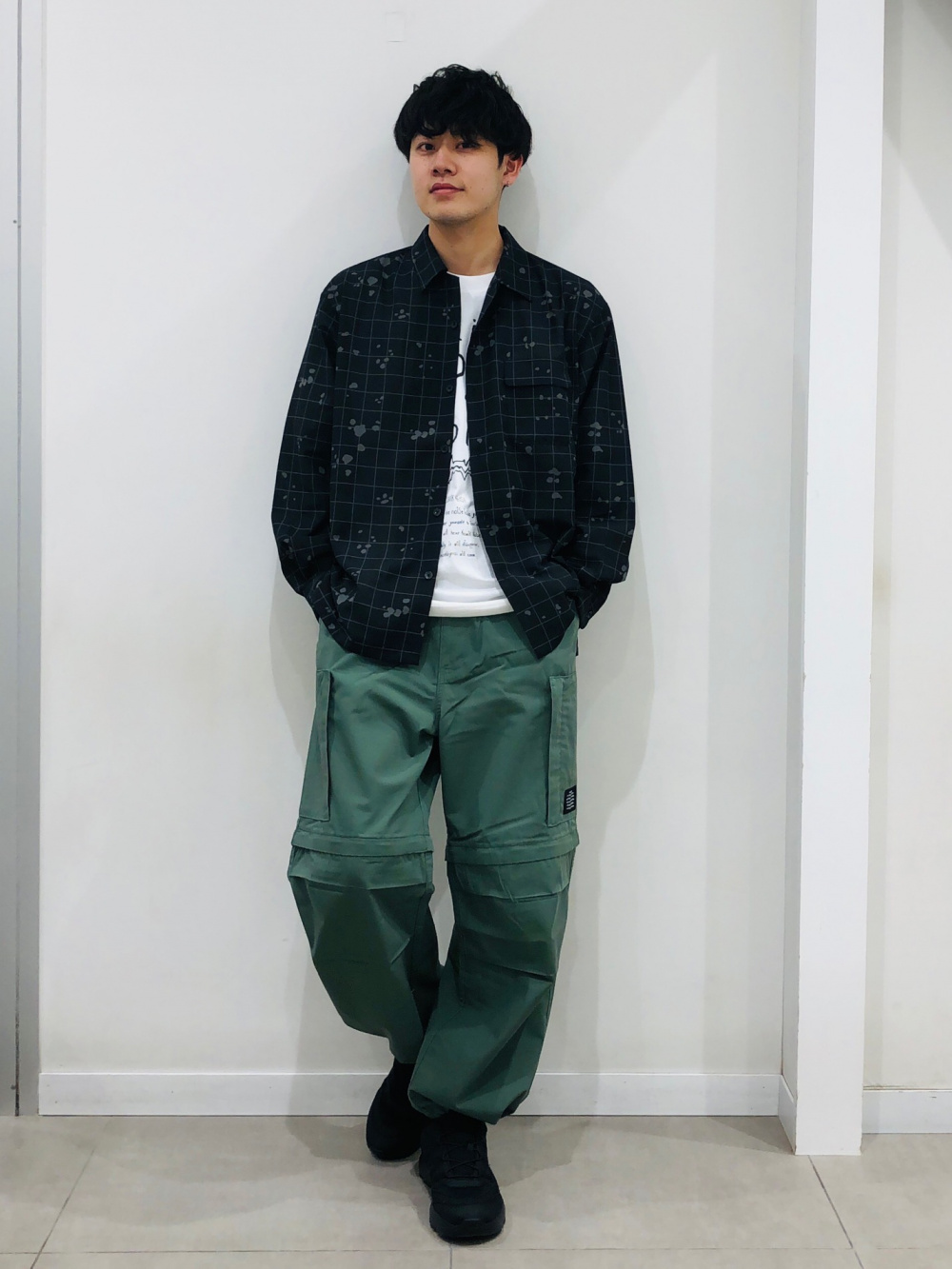 2WAYオーバーサイズモッズコート UNDERCOVER、グラフィックT(5分袖