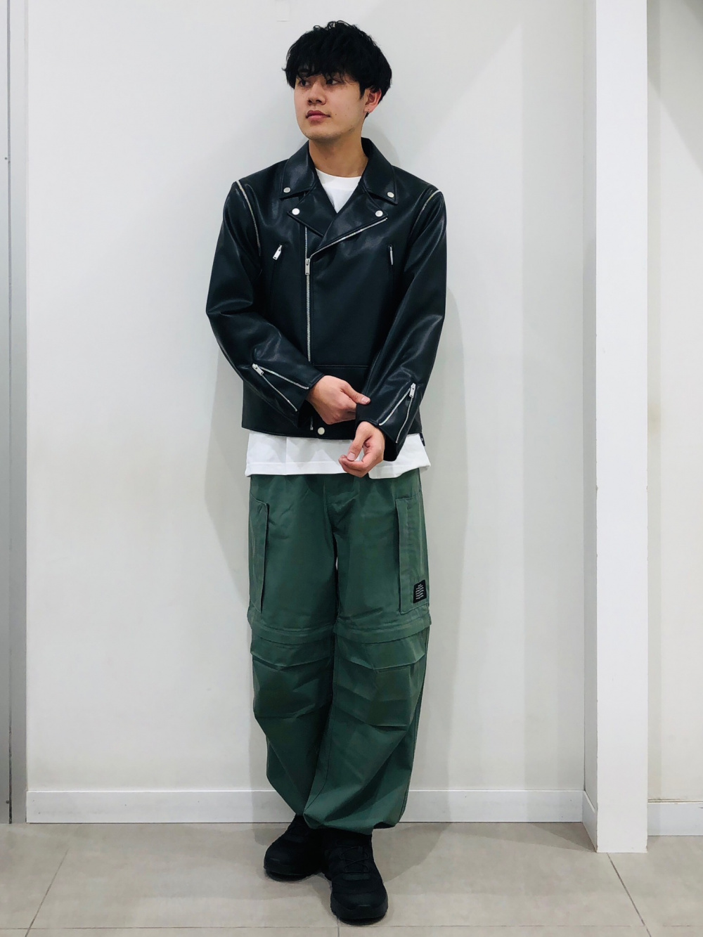 2WAYライダースジャケット UNDERCOVER、グラフィックT(5分袖