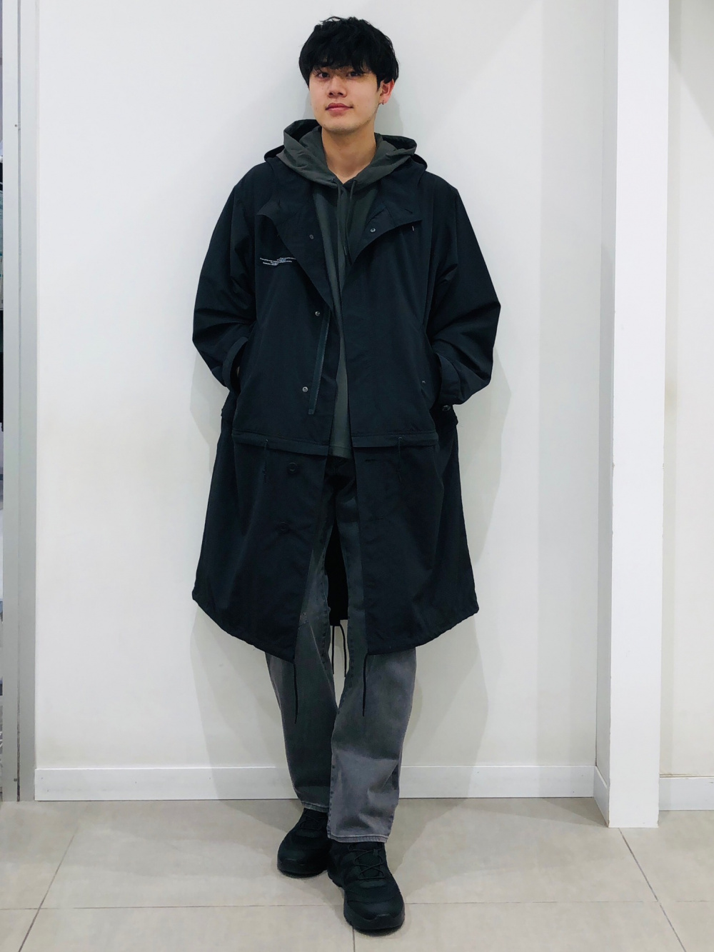 2WAYオーバーサイズモッズコート UNDERCOVER 09 BLACK XL - ジャケット