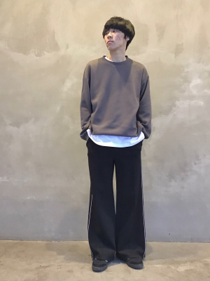 GU公式 | ダブルフェイスプルオーバー(長袖)