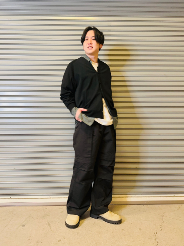 シアーコンビネーションニットカーディガン長袖 UNDERCOVER