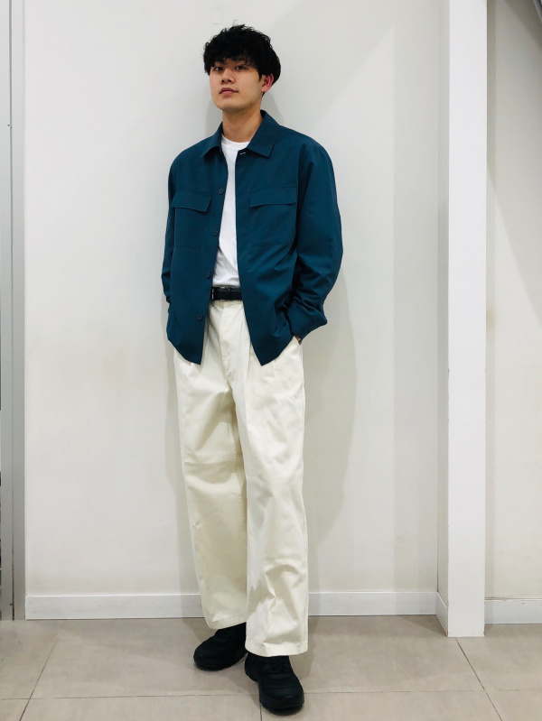 スーパーバギーデニムスラックス(丈標準70～74cm)（メンズ）の