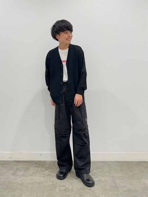 2WAYオーバーサイズモッズコート UNDERCOVER、グラフィックT(5分袖