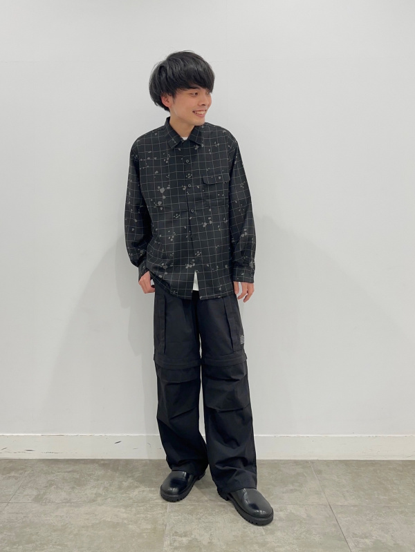 シアーコンビネーションニットカーディガン長袖 UNDERCOVER