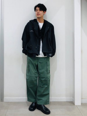 GU公式 | シアーコンビネーションニットカーディガン長袖 UNDERCOVER