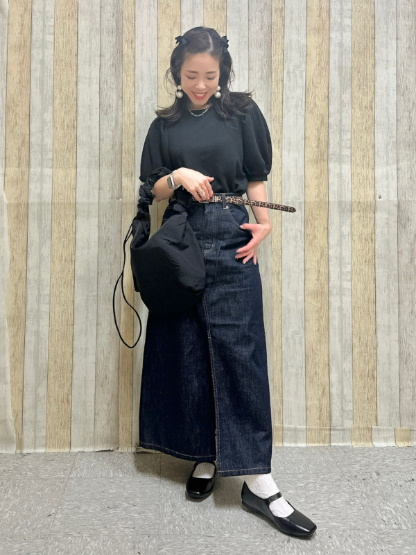 マルチウェイセーター(長袖)、ブラッシュドジャージーワイドパンツ(丈