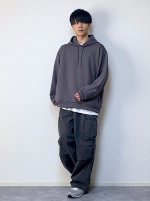 GU公式 | ダブルフェイスパーカ(長袖)