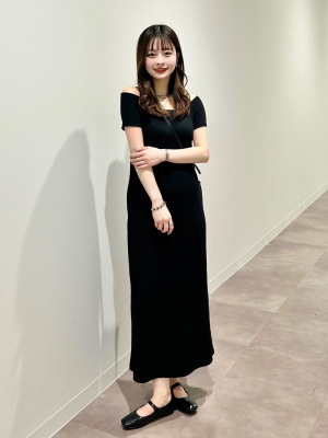 GU 胸ポケ付　ワンピース GU公式 | ブラフィールリブラウンジワンピース(半袖)+E