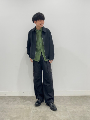 TFW49 ジップアップジャケット 黒　ブルゾン　M sp064jersey_b1.jpg