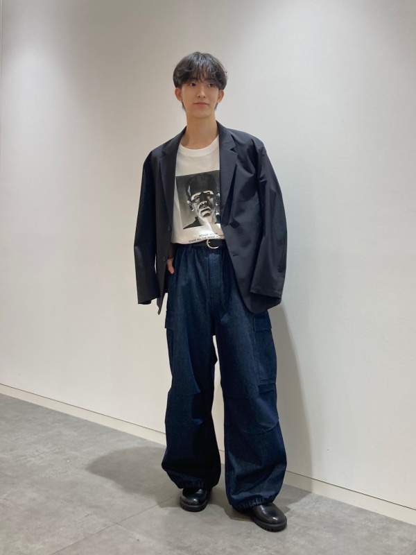 グラフィックT(5分袖) UNDERCOVER 6、スリムダメージジーンズ グラフィックT(5分袖) UNDERCOVER 6、スリムダメージジーンズ