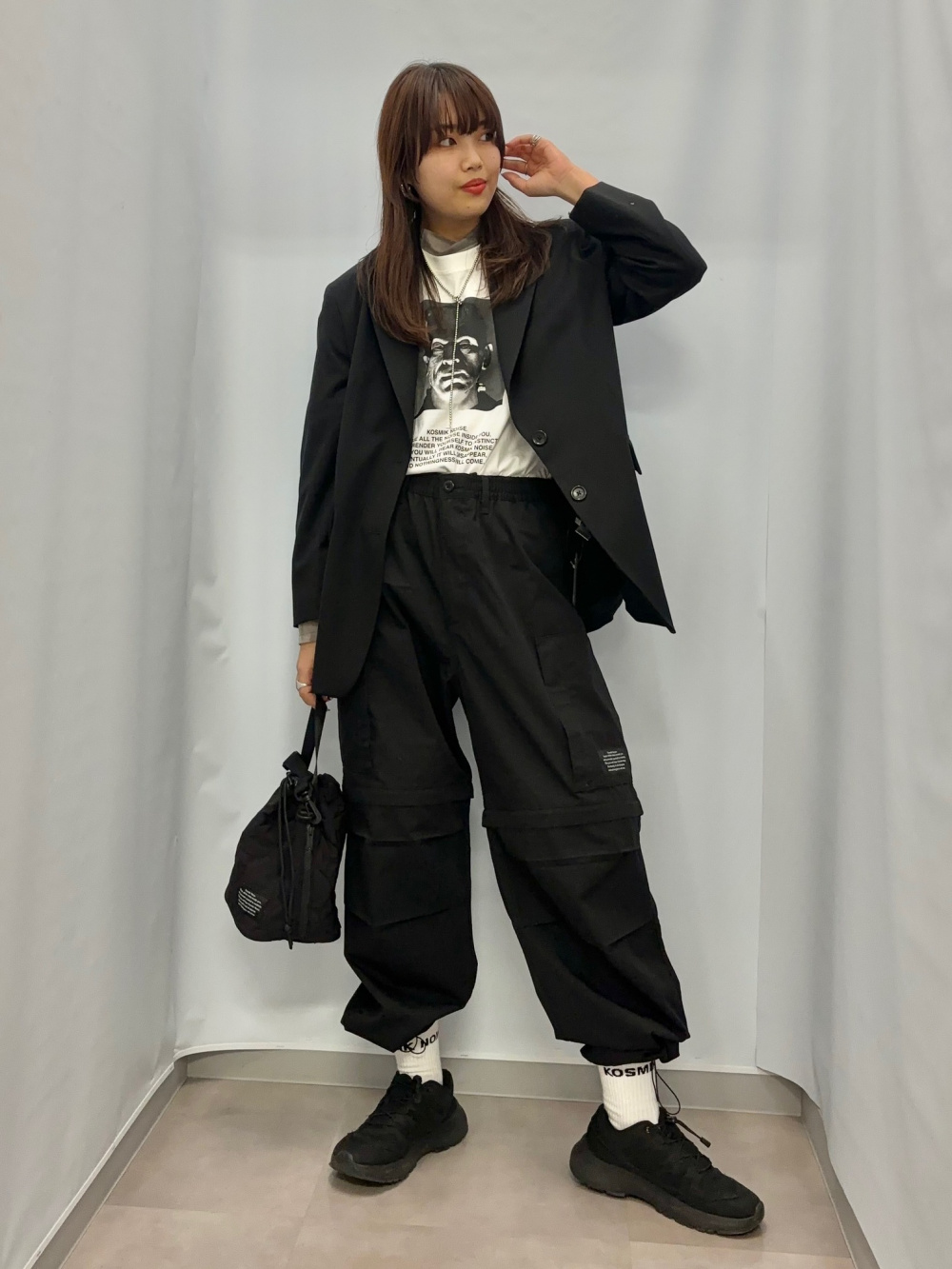 2WAYオーバーサイズモッズコート UNDERCOVER、グラフィックT(5分