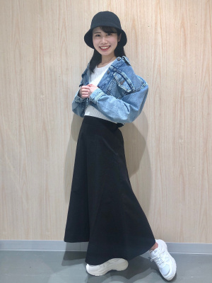 Rebecca Vallance リネンブレンド フレア ロング スカート スカート 春夏 マーメイド レディース リネンブレンド フレア