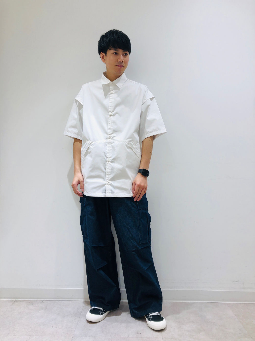 2WAYオーバーサイズモッズコート UNDERCOVER、ジップポケットシャツ(5 