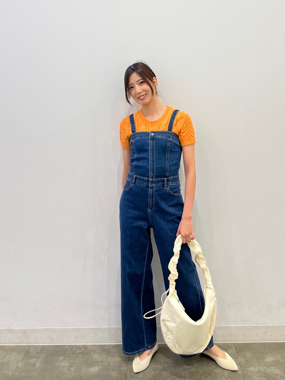 GU公式 | ベアトップサロペットパンツ