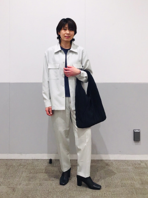 GU公式 | ドライイージーケアCPOシャツ(長袖)SW(セットアップ可能)