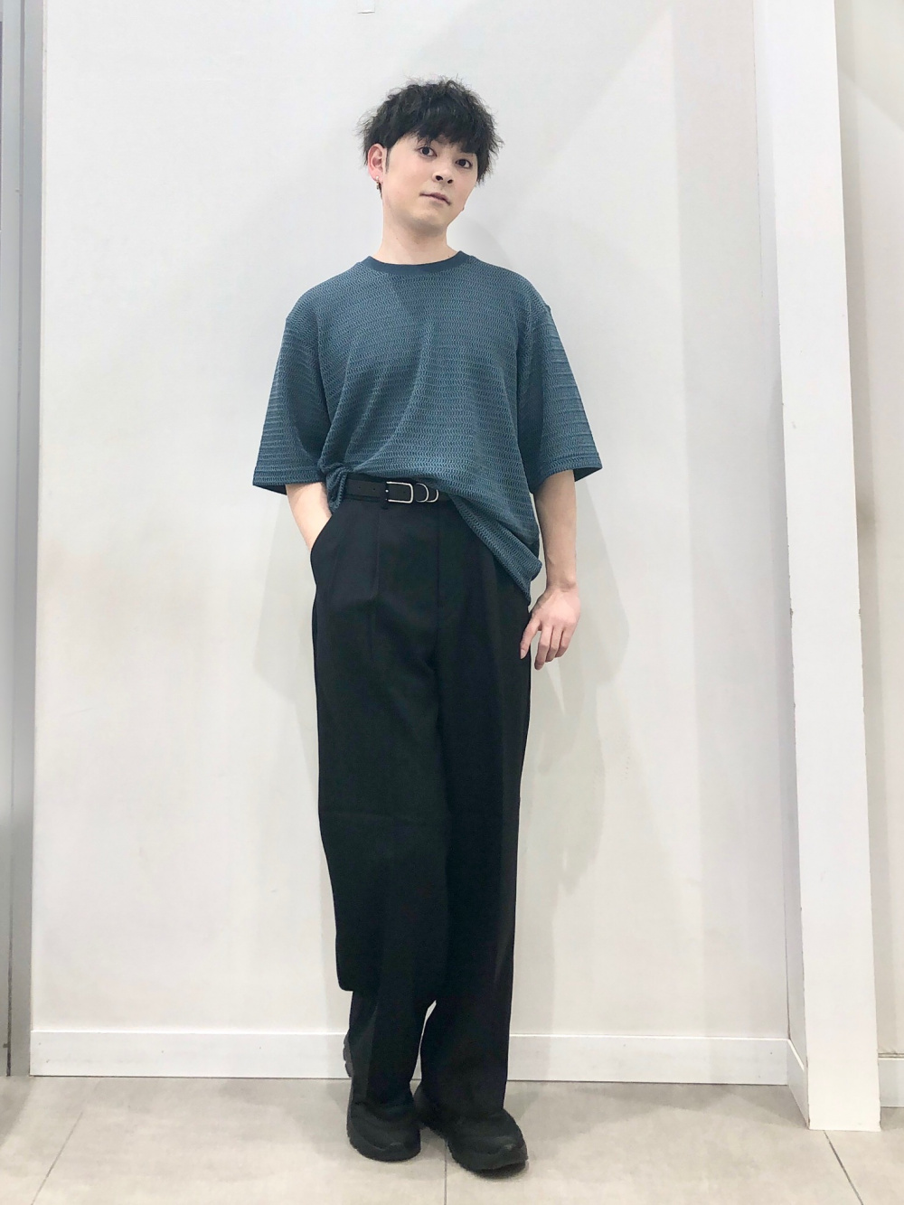 Amazon | [YUNHEN] ハーフジップ 長袖 デニム ジャケット