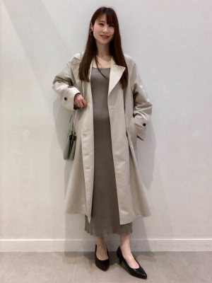 ◆くまくまです◆long coat オーバーサイズ　完売品　トレンチコート GU公式 | オーバーサイズトレンチコート