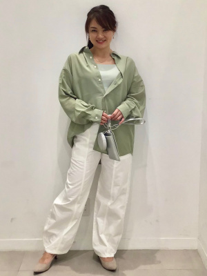 courreges キャミソール❤︎ ラメキャミソールドレス/ビジュー/ノースリーブ/サイド透け