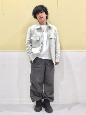 GU公式 | ドライイージーケアCPOシャツ(長袖)SW(セットアップ可能)