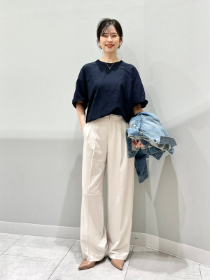 GU公式 | タックワイドパンツ(丈標準70.0~74.0cm) GU公式 | タックワイドパンツ(丈標準70.0~74.0cm)