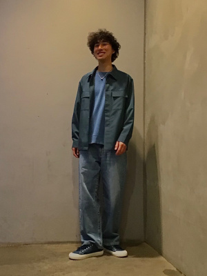 GU公式 | バギージーンズ(丈標準72.0cm)(セットアップ可能)
