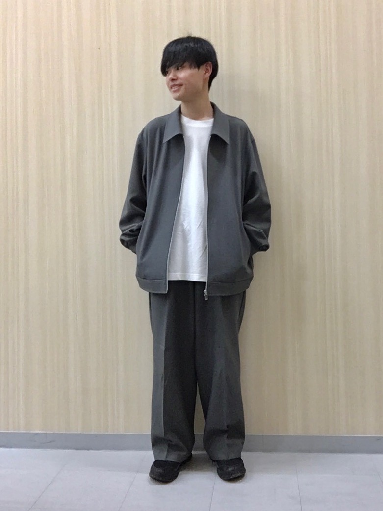 虎*。様 【短丈】gray tailored setup ビンテージ 公式スタイリング | ジーユー