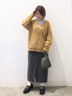 お買い得セール中‼︎ オーシャントラベラー　　ノリーズ GU公式 | ソフトリブタートルネックT(長袖)(ボーダー)