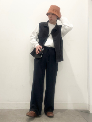 GU公式 | ダブルフェイスプルオーバー(長袖)