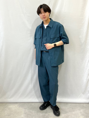 GU公式 | ドライイージーケアCPOシャツ(長袖)SW(セットアップ可能)