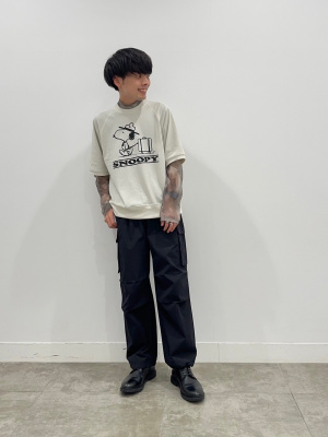 GU公式 | シアープリントハイネックT(長袖)