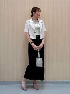 送料関税込み*PATOU*ショートスリーブ クロップドジャケット green label relaxing ジャケット テーラードジャケット