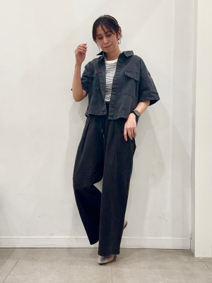 その他 gu-2 GU公式 | ウォッシュドスウェットプルオンパンツQ