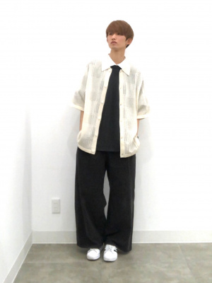 GU公式 | ドライポロシャツ(半袖)(ライン)+E