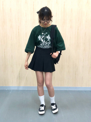 ほっとけーき GU公式 | スウェT(5分袖) Peanuts 4