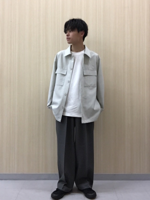 GU公式 | ドライイージーケアCPOシャツ(長袖)SW(セットアップ可能)