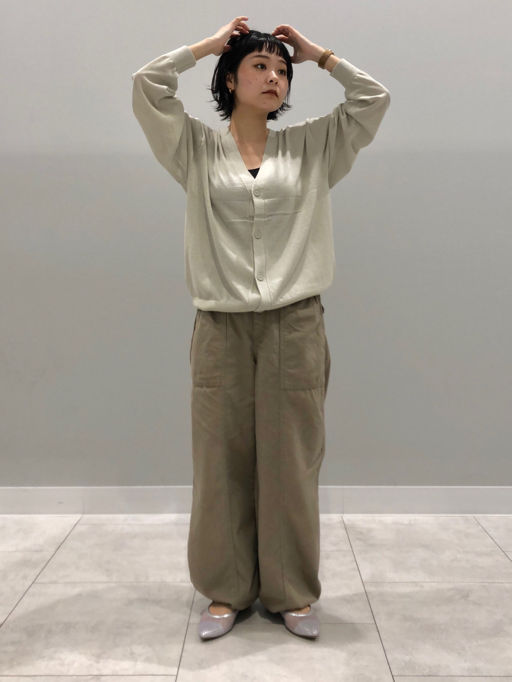 テックコンビネーションワンピース(ノースリーブ)+E、メッシュ