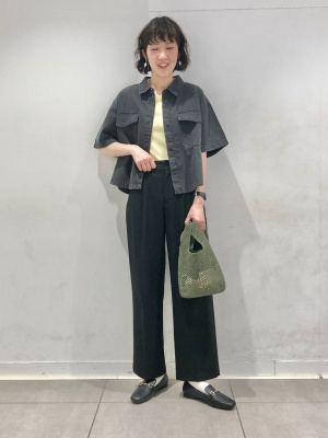 GU公式 | タックワイドパンツ(丈標準70.0～74.0cm)