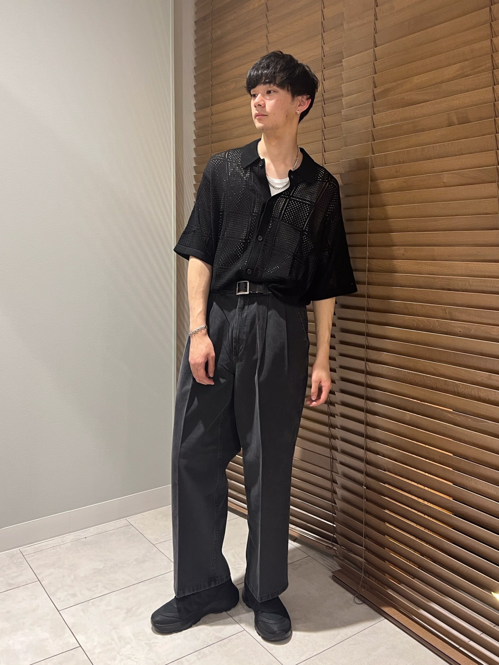 2WAYオーバーサイズモッズコート UNDERCOVER、ドライワッフルT(5