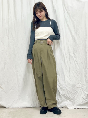 楽一番さん、専用ページです GU公式 | ソフトリブクルーネックT(長袖)Q+E