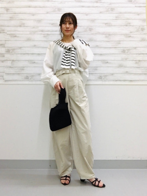 GU公式 | オープンショルダーブラウス(長袖)Z+E