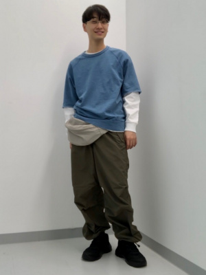 GU公式 | パラシュートパンツ(セットアップ可能)