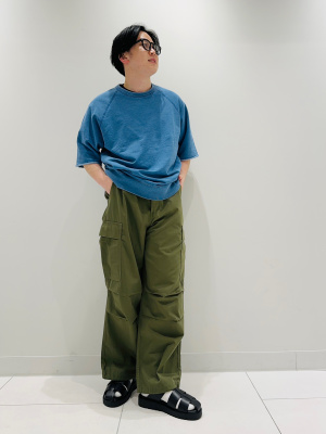 【GOLDEN 】カーゴワイドレッグトラウザース【送料関税込】 GU公式 | スーパーワイドカーゴパンツ