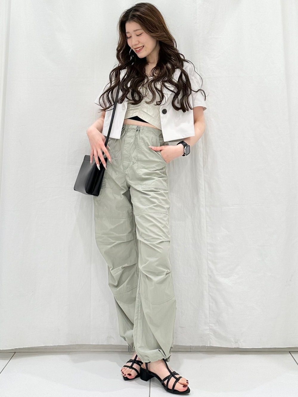 セール クロップドジャケット 2WAYパンツ セットアップ 楽天市場