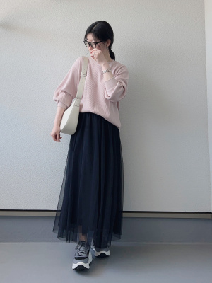 送料込】UNDERCOVER PURPLE期 チュール重ねプリーツミニスカート GU