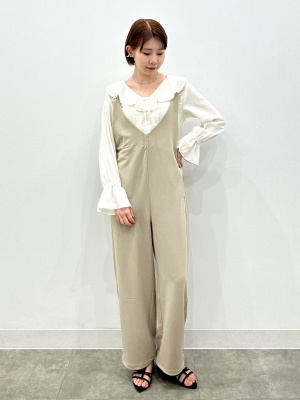 GU公式 | ラッフルボレロブラウス(長袖)Q+E